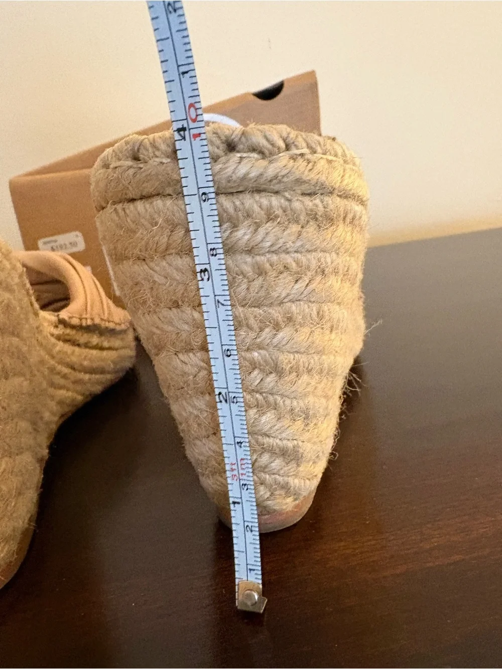 loeffler Randall 4 inch Wedge Espadrille Slide Peep Toe Sandals in Blush